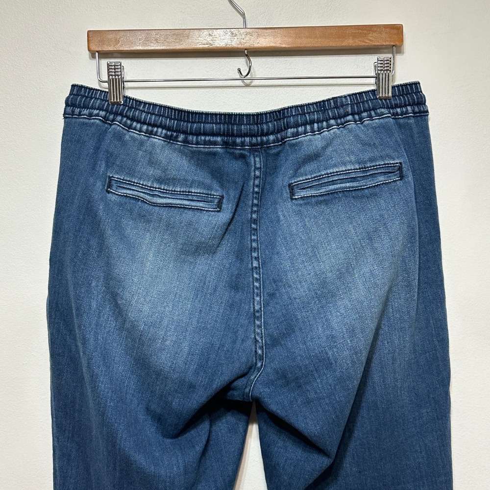 Pilcro Anthropologie Denim Joggers Womens Medium Blue Jeans Pull On Casual - Picture 5 of 9